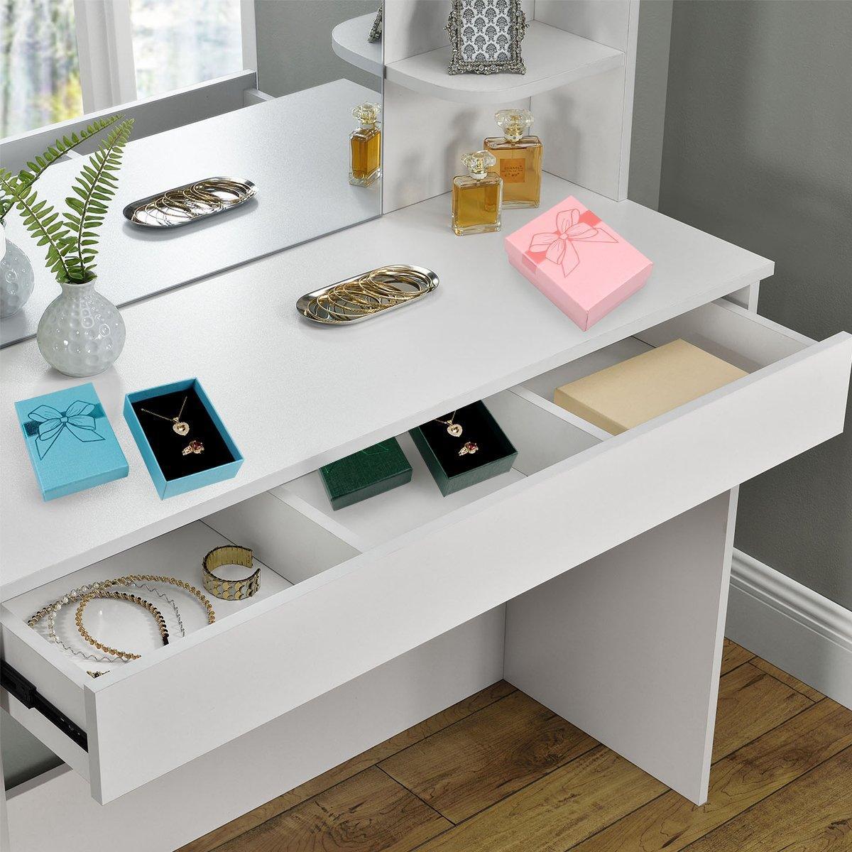 32pcs Jewelry Storage Box Necklace Pendant Ring Organizer Gift Packaging - Grey 5