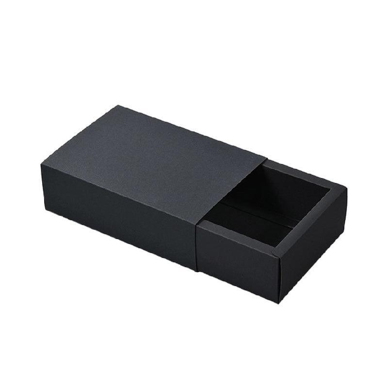 25X Black Kraft Paper Drawer Jewelry Package Necklace Bracelet Gift Package box - 18.5*13.5*3-25pcs 11