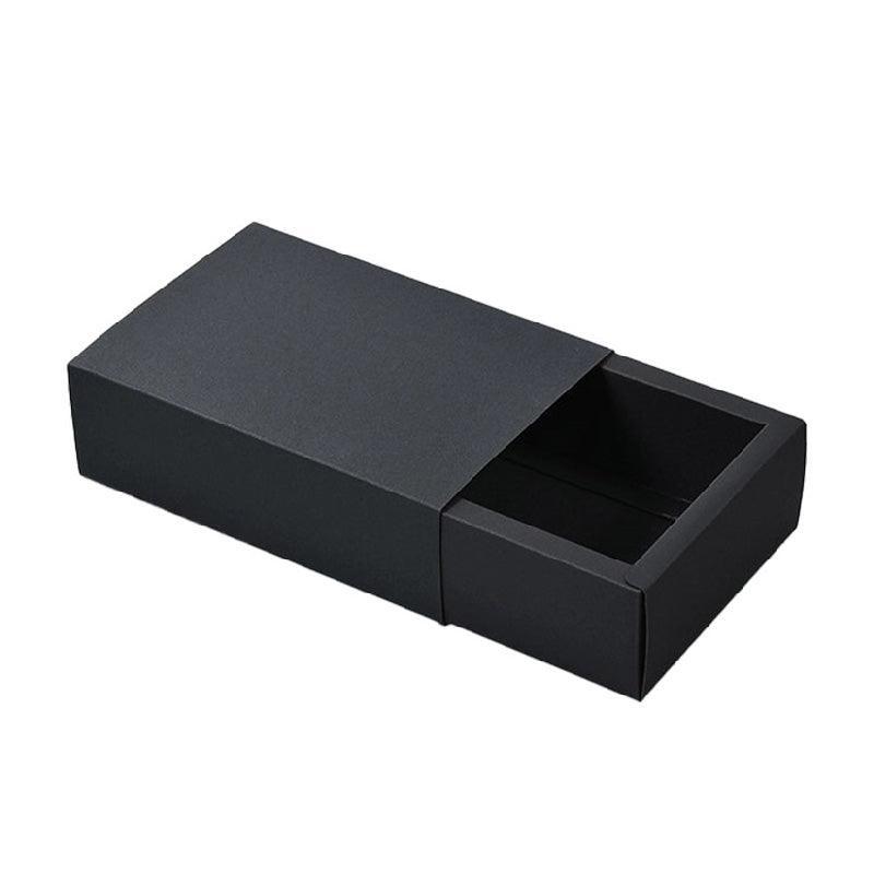 25X Black Kraft Paper Drawer Jewelry Package Necklace Bracelet Gift Package box - 18.5*13.5*3-25pcs 12