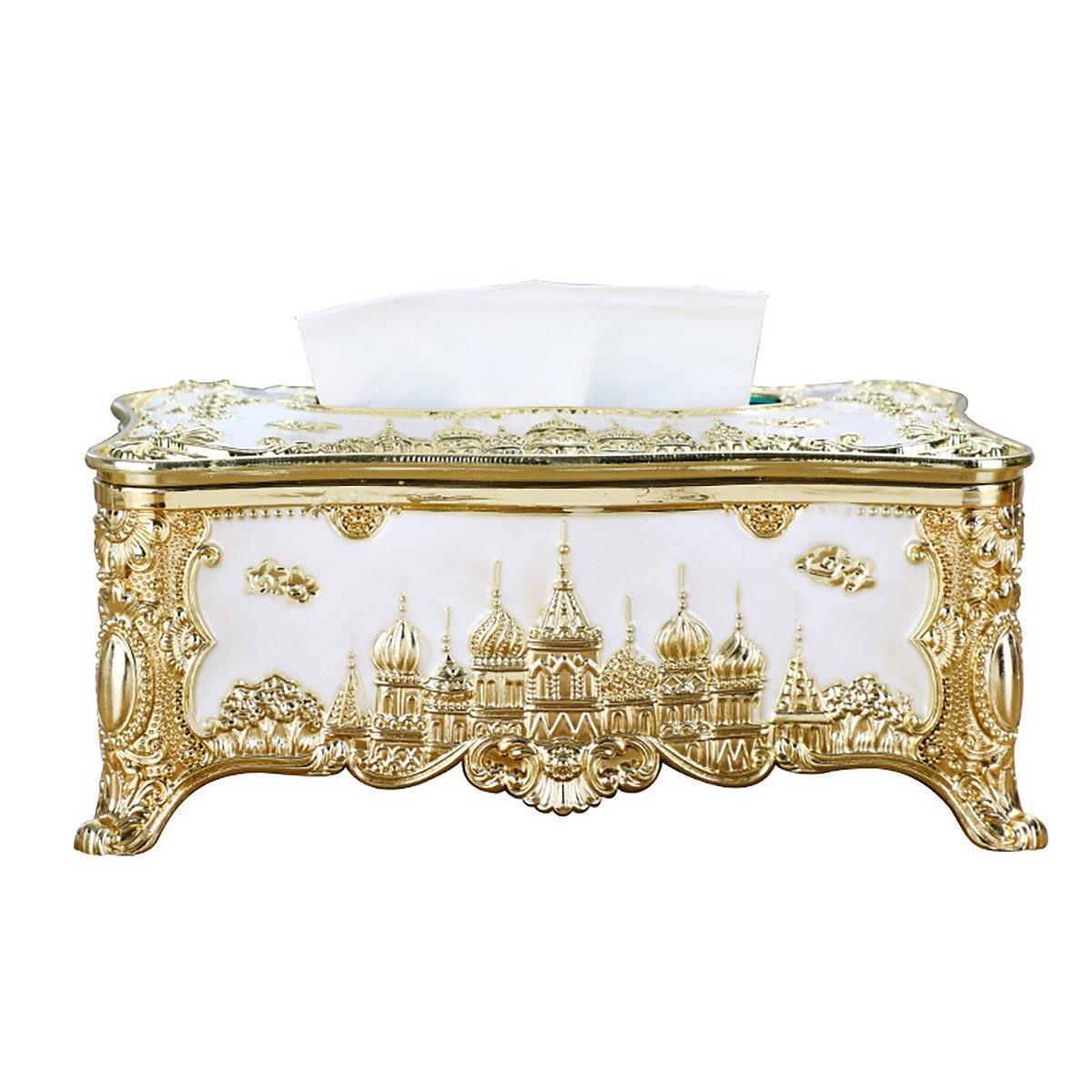 Small Napkin Tissue Box Creative Plastic Desktop Paper Holder Compact Design - Silver 7