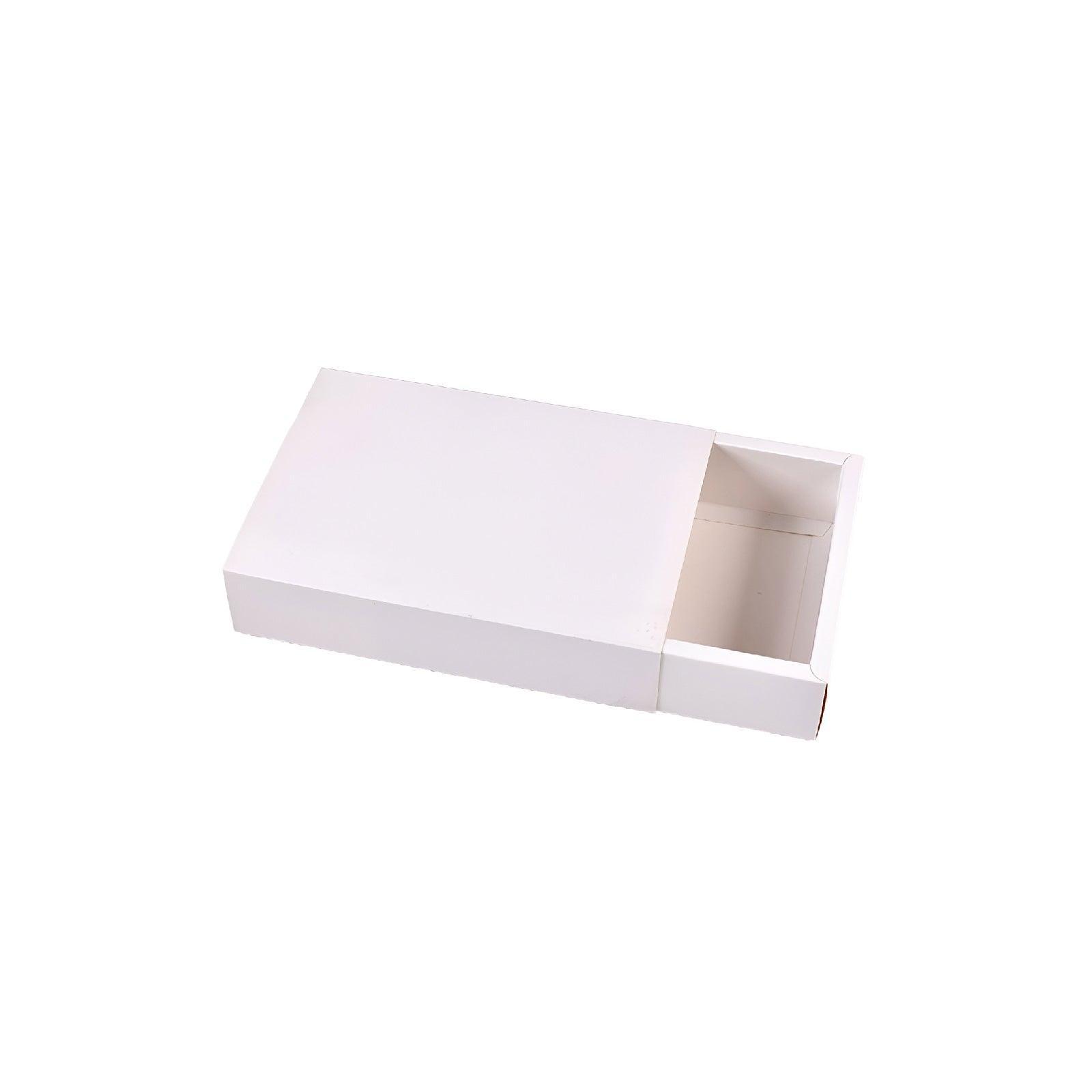 25X White Kraft Paper Drawer Jewelry Package Necklace Bracelet Gift Package box - 18.5*13.5*3-25pcs 6