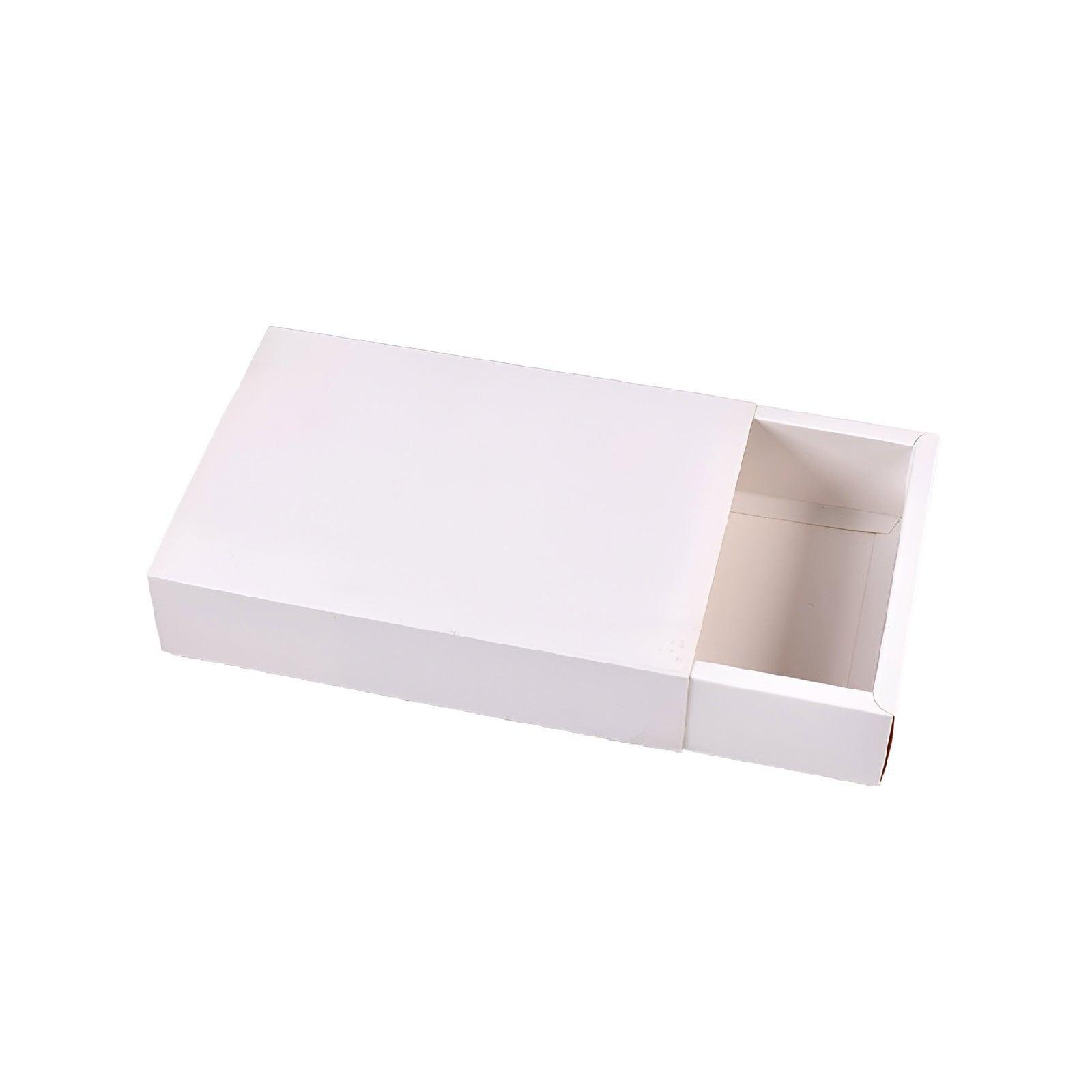 25X White Kraft Paper Drawer Jewelry Package Necklace Bracelet Gift Package box - 18.5*13.5*3-25pcs 10