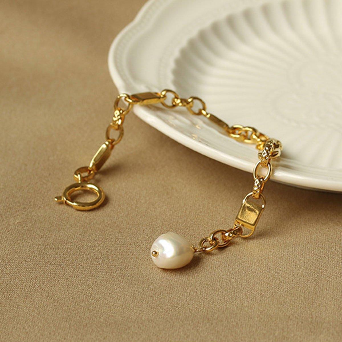 Simple Chunky Chain Bracelet Elegant Trendy Fashion Jewelry for Women Gifts 5