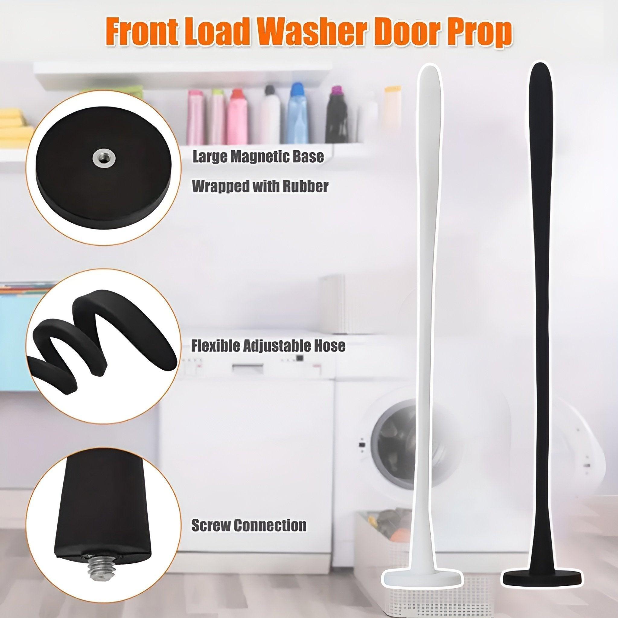 Magnetic Washer Door Holder Front Load Washing Machine Magnetic Door Prop - White
