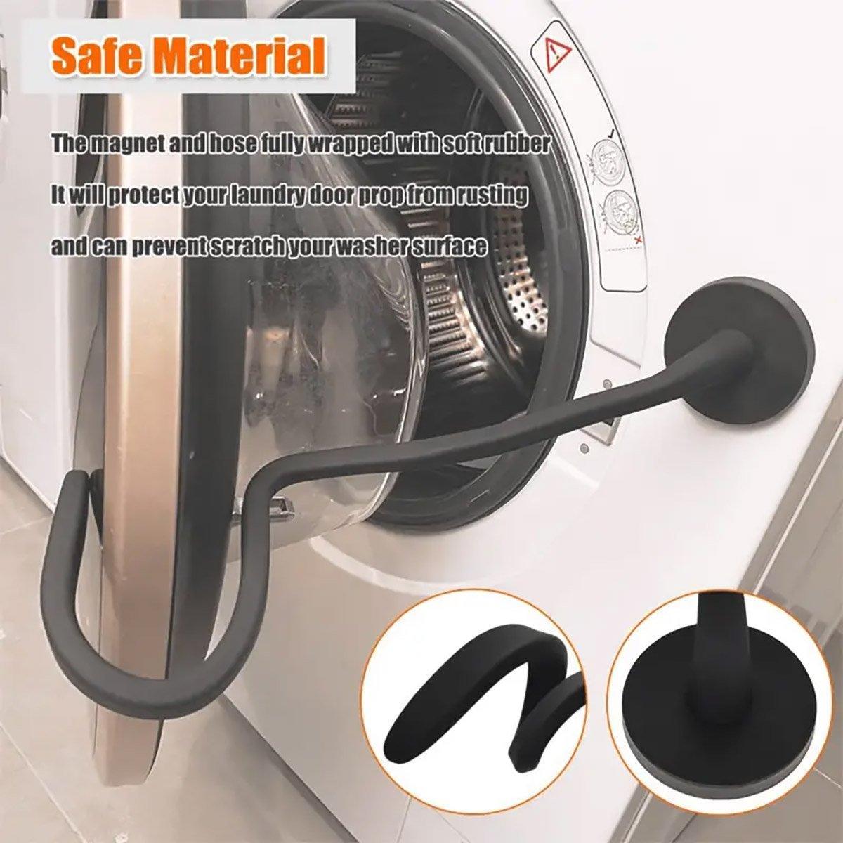 Magnetic Washer Door Holder Front Load Washing Machine Magnetic Door Prop - White 5