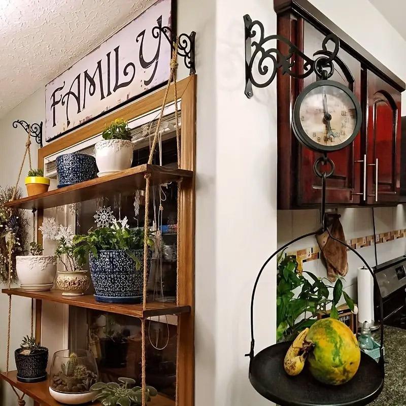 Hanging Plant Holder Iron Hooks Outdoor Planter Hanger Garden Decoration Hooks 5