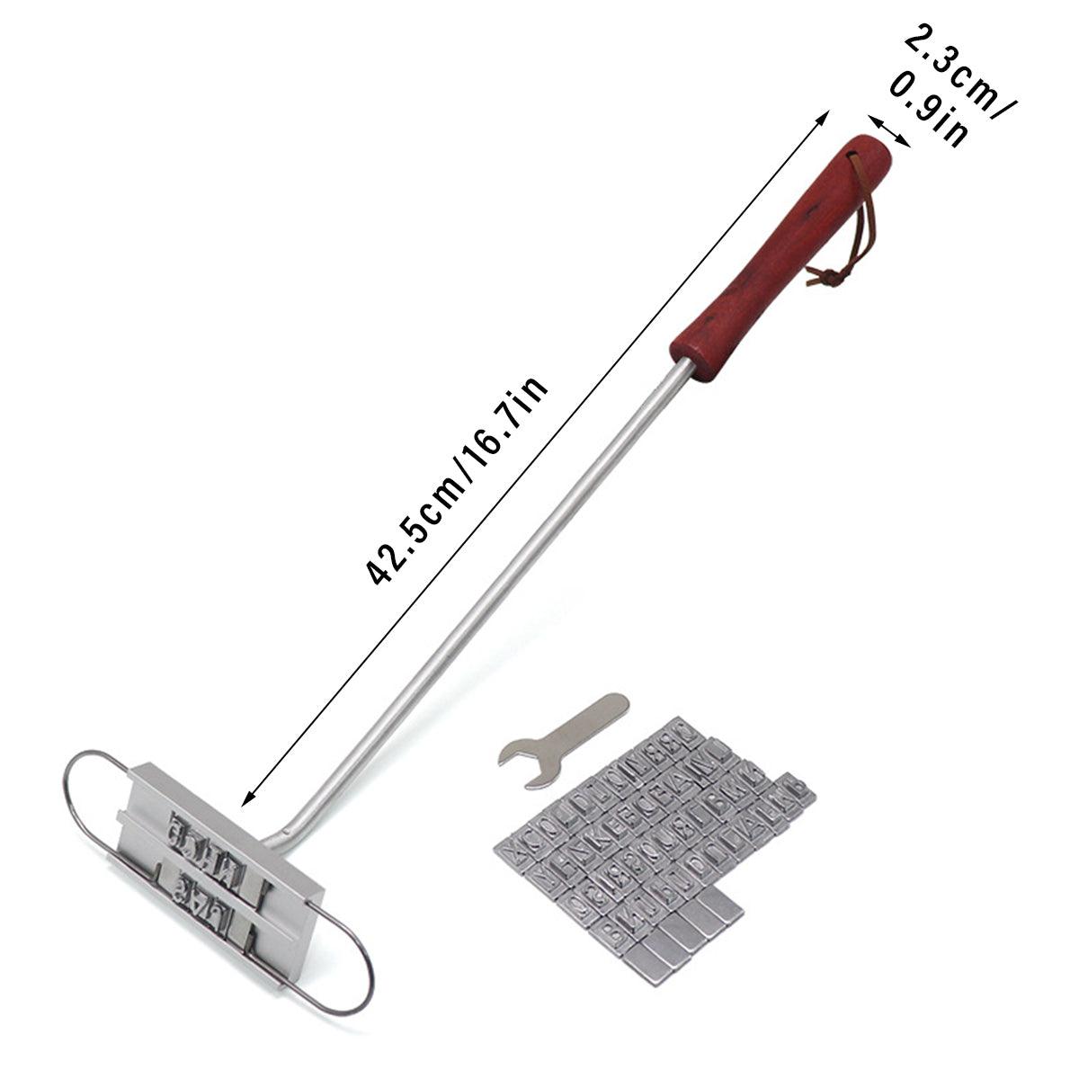 Alphabet Fire Branding Barbecue Grill Tool Custom Branding Iron for BBQ Meat 3