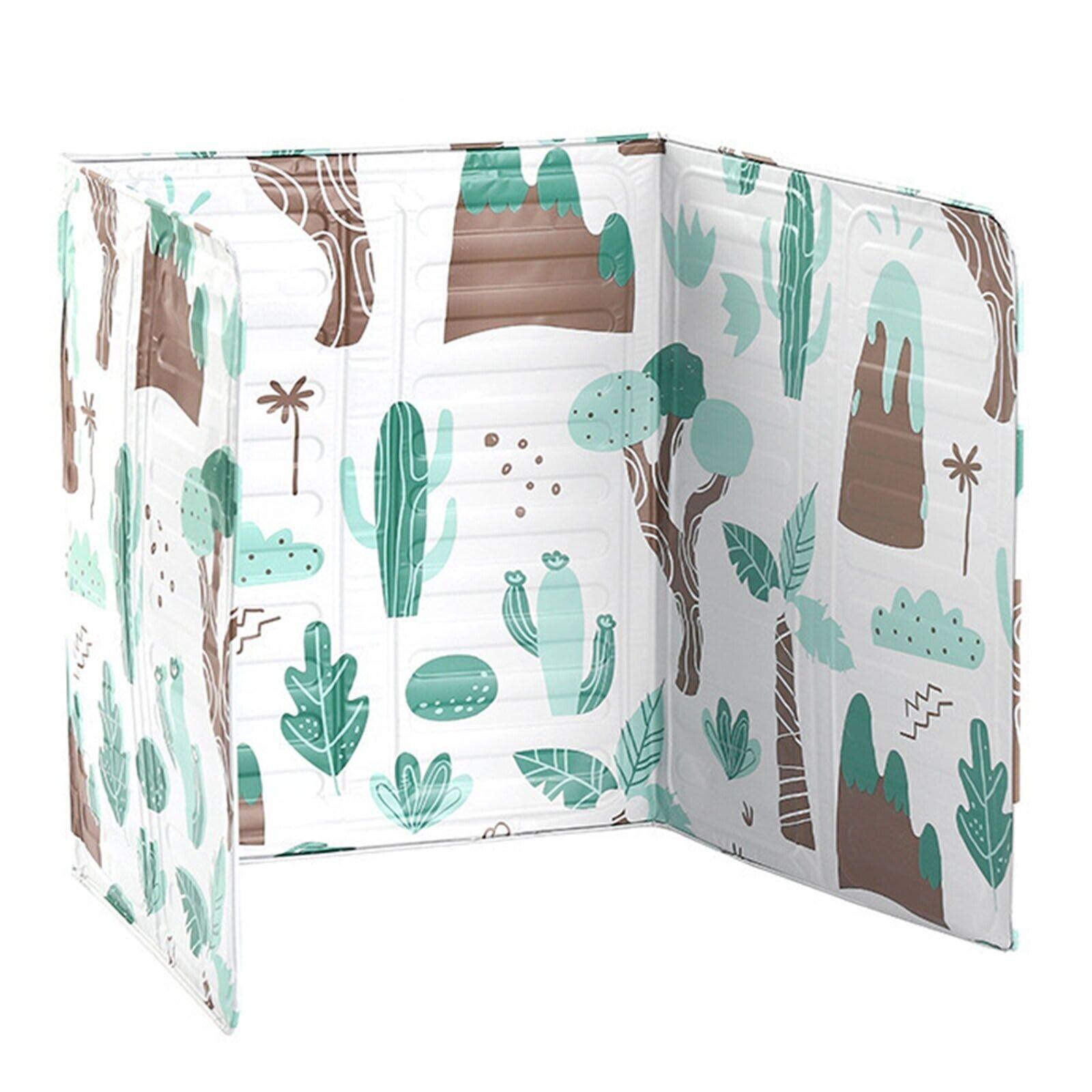 Kitchen Oil Splash Guard Wall Foil Protector Stove Cover Removable Baffle Screen - Cactus 12