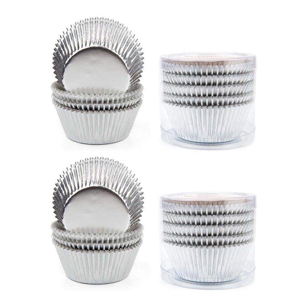 200 Pcs Colored Baking Paper Cupcake Trays Muffin Liners for Party Baking - Red 7