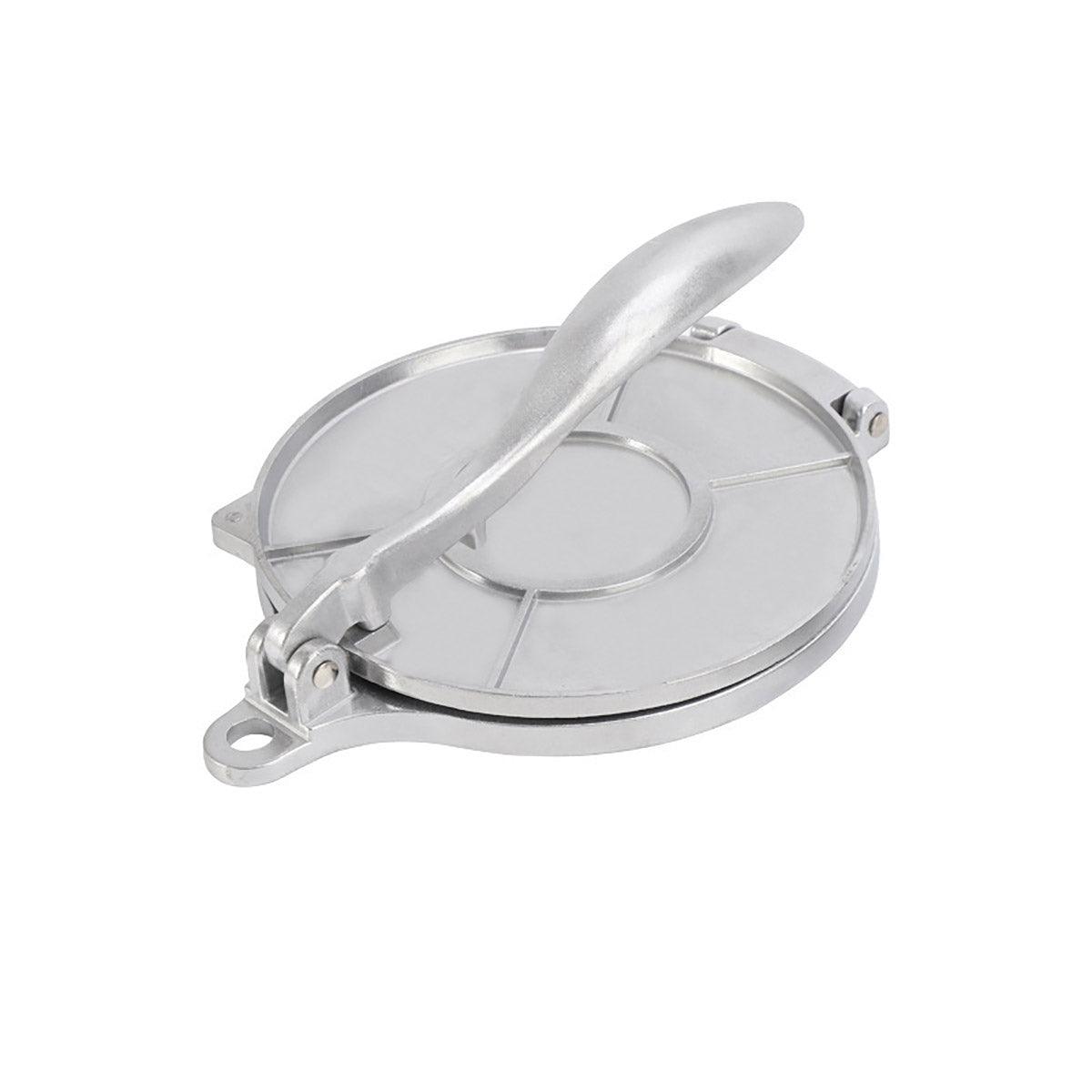 16/20cm Premium Tortilla Press Flat Bread Maker Taco Roti Chapati Health Food - Silver-20cm 7