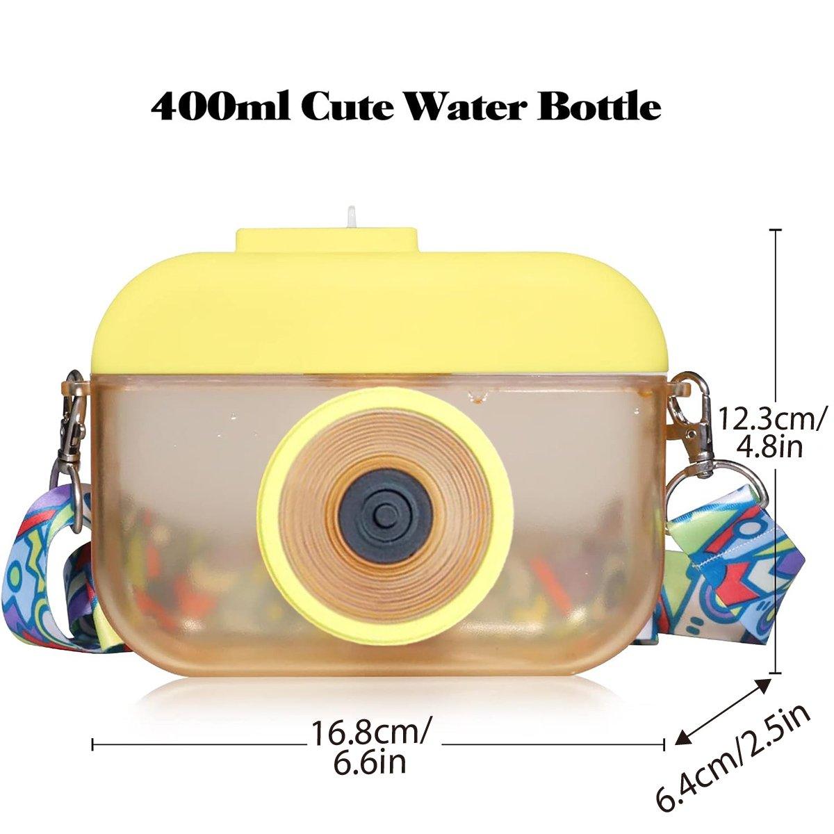 Plastic Camera Straw Mug Backpack Leak Proof Outdoor Travel Mug Hiking Camping 3