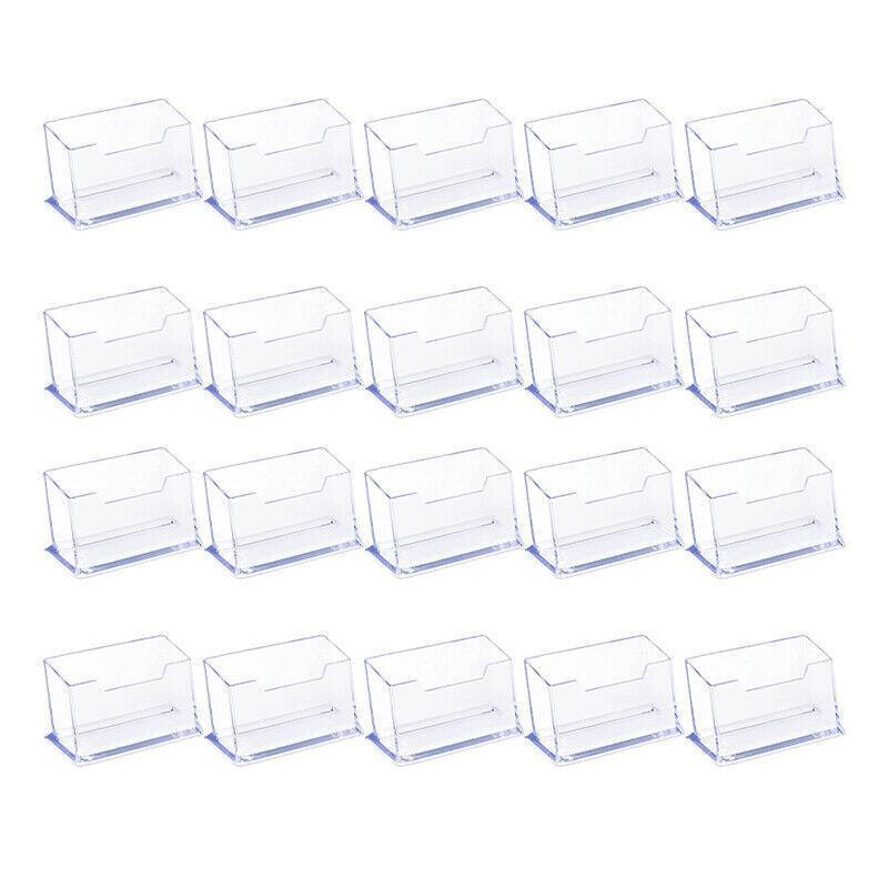 10 X Clear PMMA Business Card Holders for Desktop Display - 10PCS 7