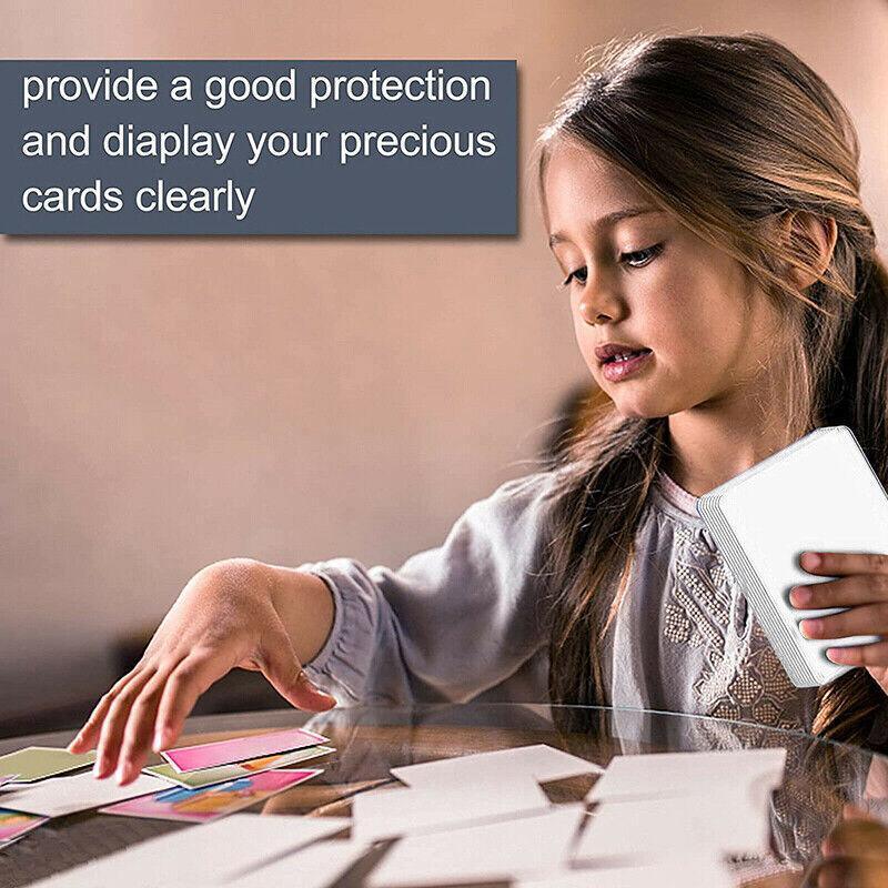 Ultra Soft Trading Card Sleeves Clear Penny Protector 100Pcs For Pokemon Nba Yugioh - 100PCS 4