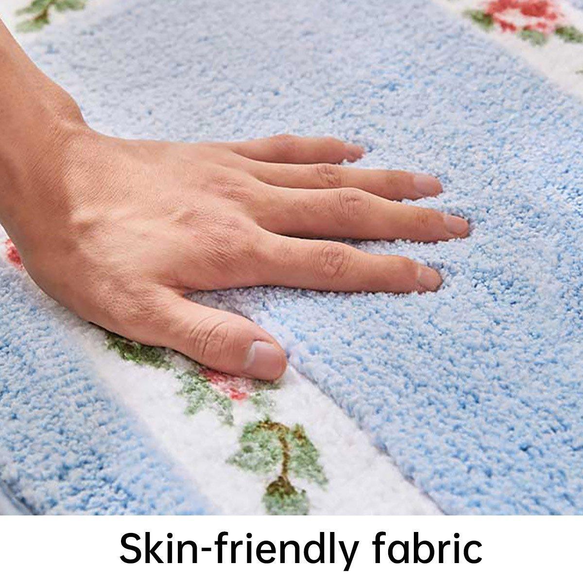 Non Slip Entry Mat Indoor Outdoor Mat Washable Foot Mat Foyer Bedroom - Green 4