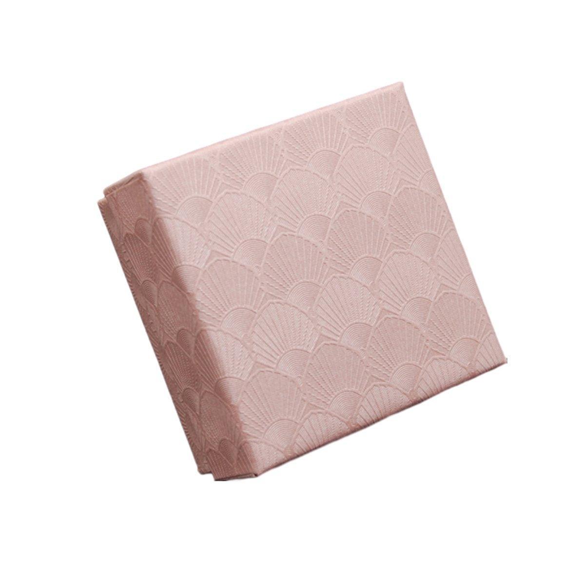 25X Jewelry Gift Boxes Shell Pattern 7.5CM Small GiftBox Empty Jewelry With Foam - Red 10