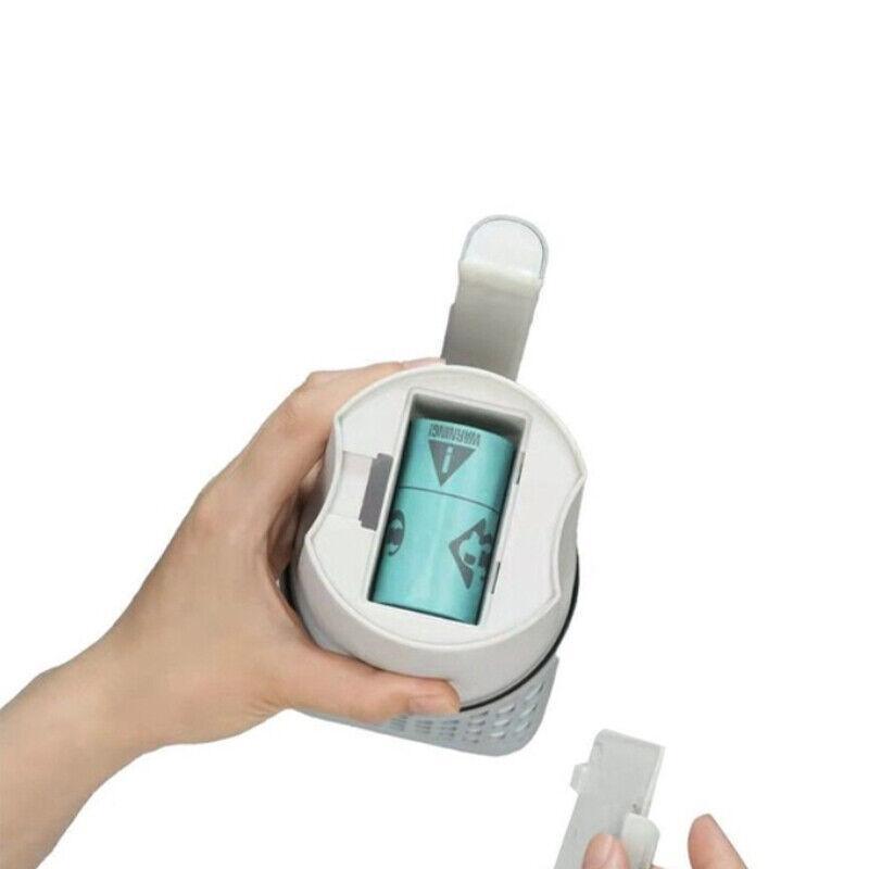 Cat Litter Scoop Integrated Detachable Shovel Holder Poop Pet Sifter Cleaning - 2 Roll Garbage Bags 5