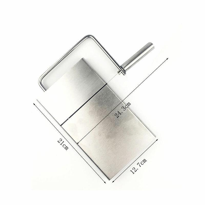Stainless Steel Cheese Slicer Wire Cutter with Non Slip Base for Butter and Cake 3