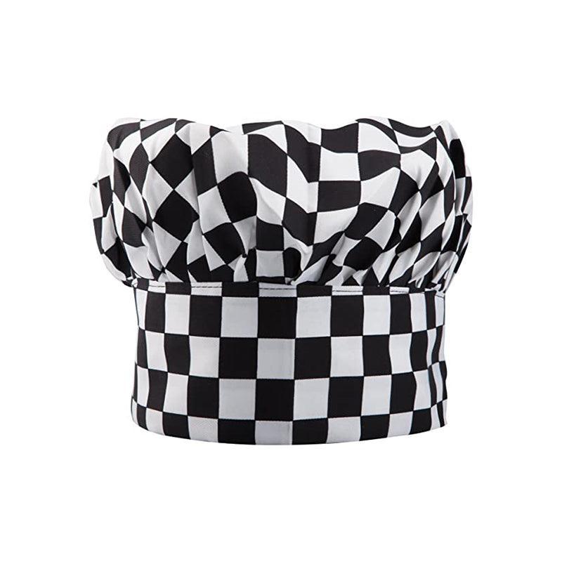 Adjustable Chef Cap with Elastic Band for Kitchen Cooking Baking Catering Use - White 9