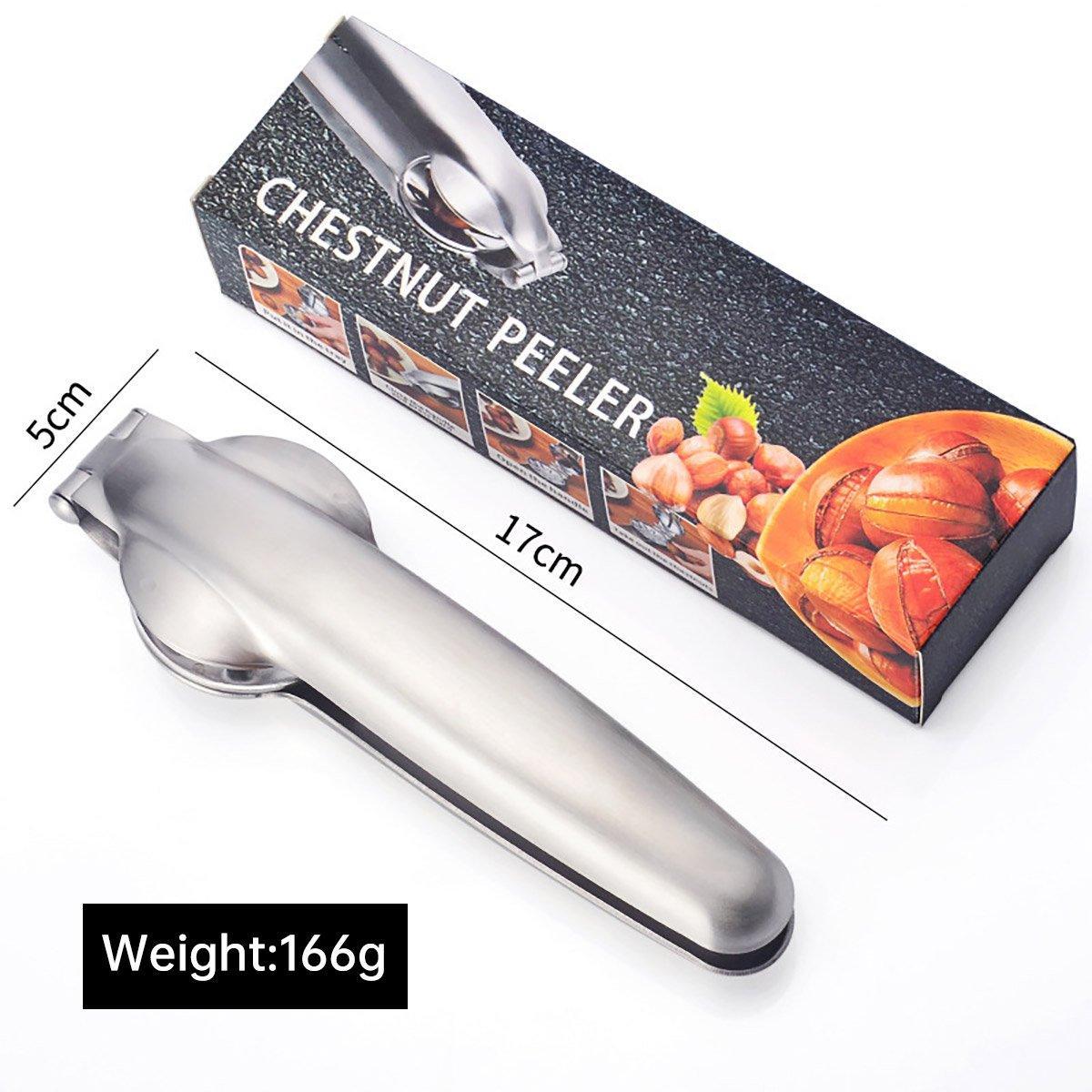 Chestnut Opener 304 Stainless Steel Cross Chestnut Shell Stripper Nut Cracker 3