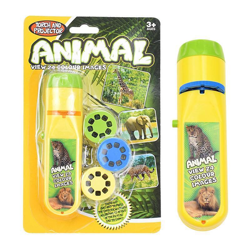 Torch Projector Educational Toy Gift for Ages 3 to 12 with Slide Show Feature - Animal 10