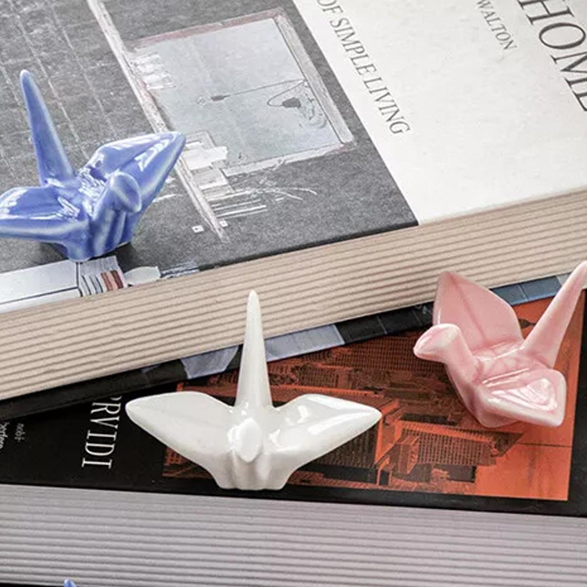 4pcs Ceramic Chopsticks Stand Set Decorative Ornaments for Home and Kitchen 4