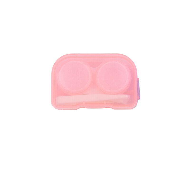 Lens Storage Case with Applicator Kit Tweezers Soft Tip Tool for Contact Eye Care - White 9