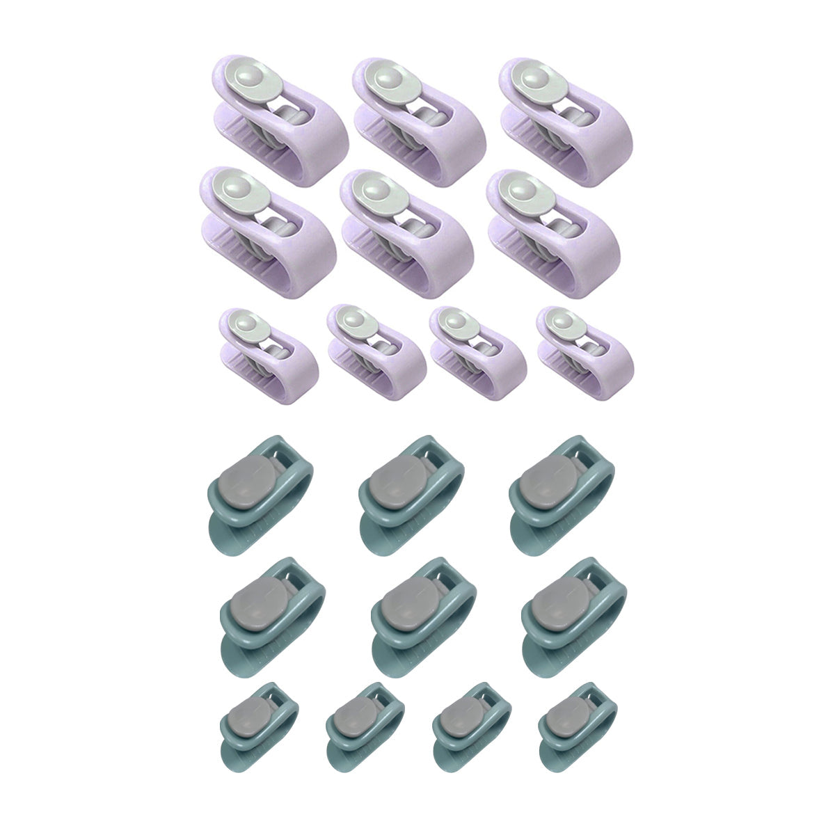 10/20pcs Quilt Retainer Cover Clips Invisible Needle-Free Thumb Buckle Bedding - Pink+Green-20PCS 11