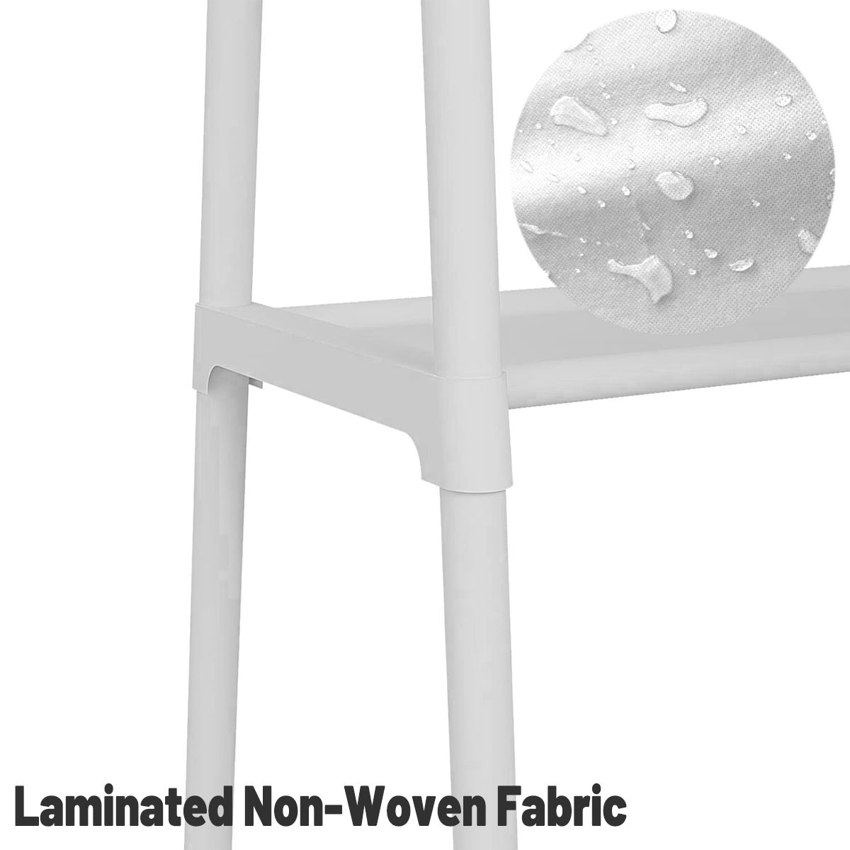 Clothes Drying Rack Floor Standing Coat Hanger V Belt Wheel Style for Bedroom 5