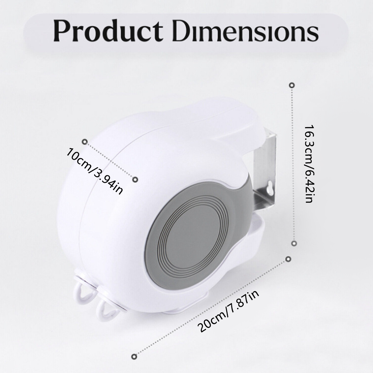 Double Clothes Line Wall Hanger Retractable Clothesline Clothes Dryer 13m Indoor 3