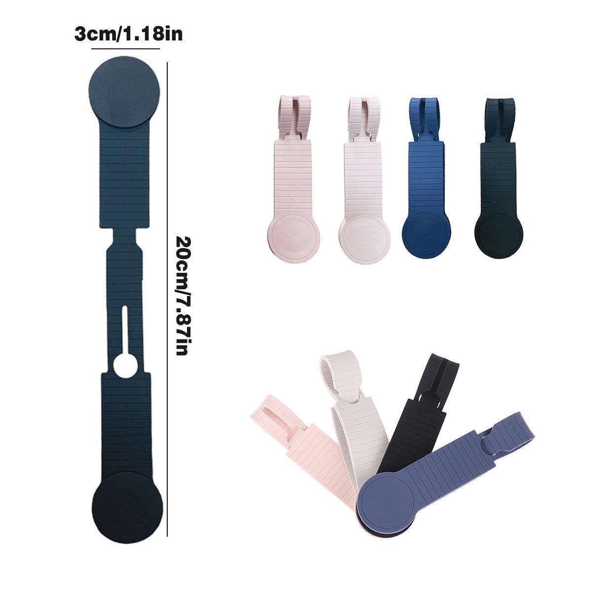 Silicone Magnetic Clothing Clip Travel Sun Hat Backpack Handbag Storage Magnet - Blue 3