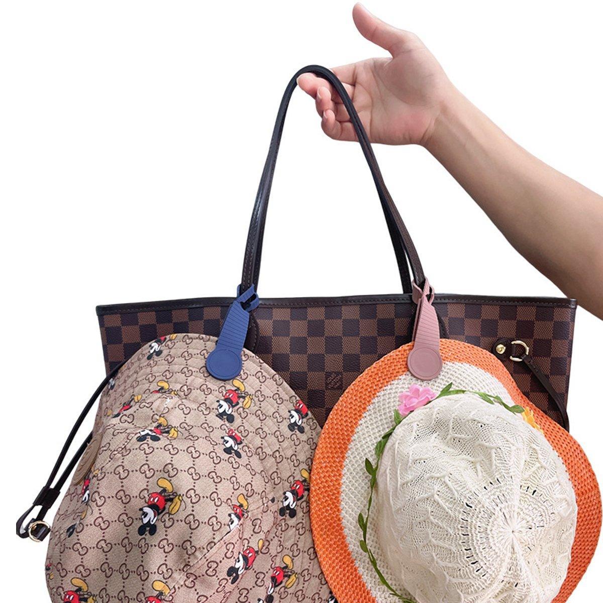 Silicone Magnetic Clothing Clip Travel Sun Hat Backpack Handbag Storage Magnet - Blue 4