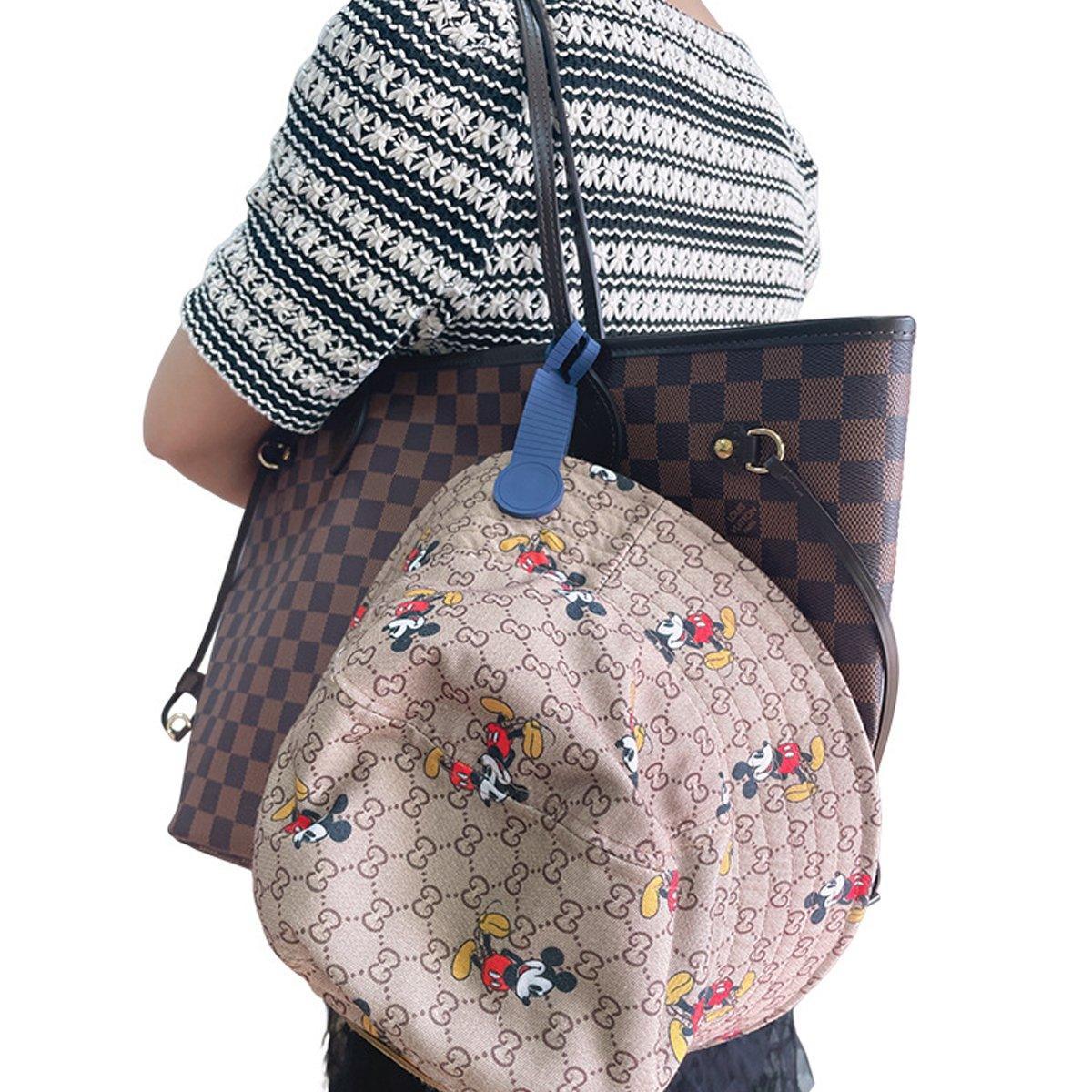 Silicone Magnetic Clothing Clip Travel Sun Hat Backpack Handbag Storage Magnet - Blue 5