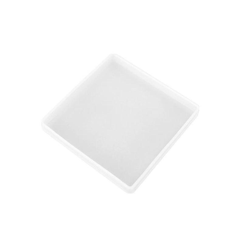 Coaster Resin Casting Mould Epoxy Mold Silicone Craft DIY Jewelry Agate Making - Large Square 7