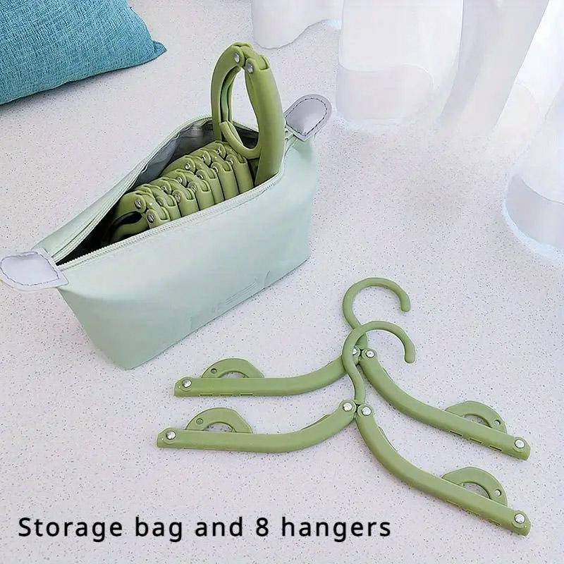 Portable Foldable Clothes Rack Travel Drying Stand for Home and Outdoor Use - Yellow 5