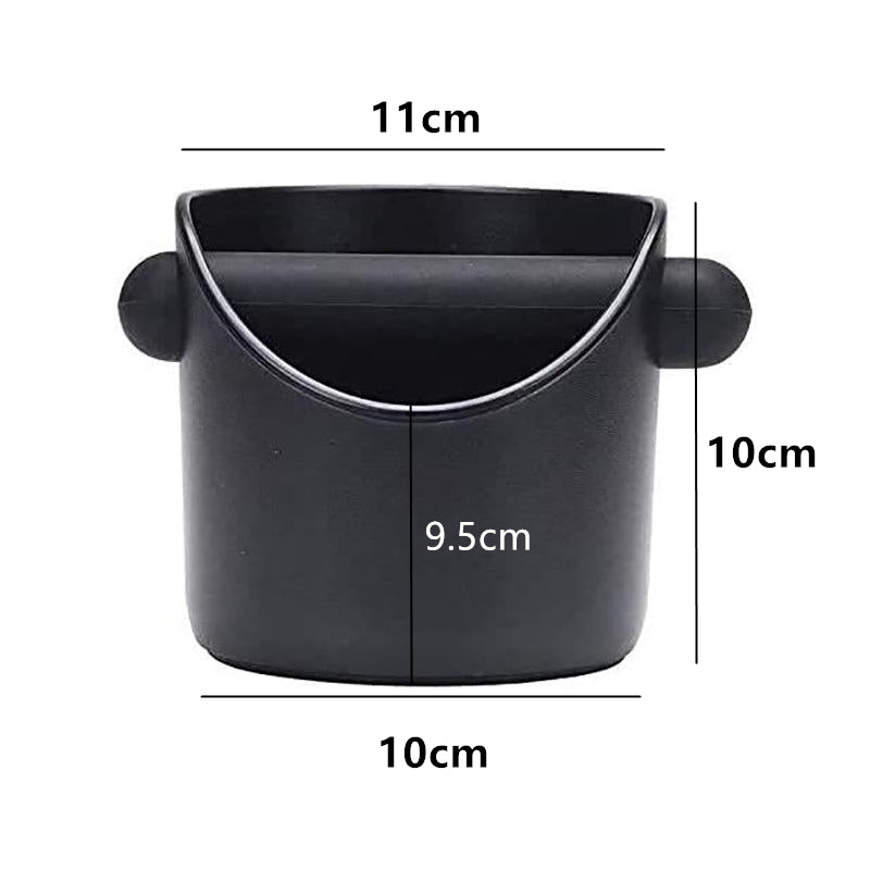 Coffee Knock Box Espresso Grounds Bin with Non Slip Base and Rubber Knock Bar 550ml 3