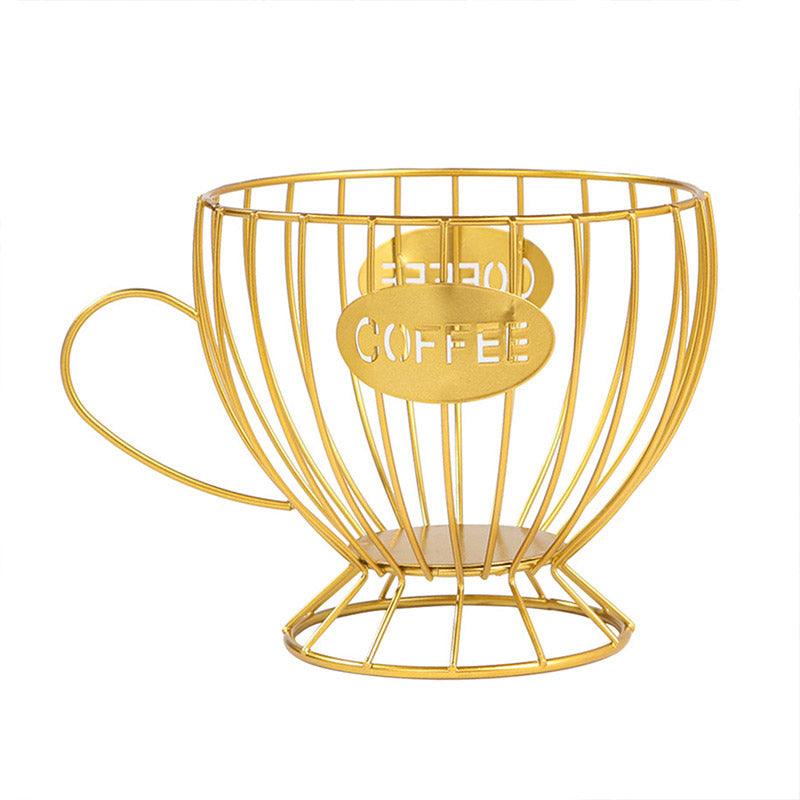 Snacks and Candy Organizer Coffee Capsules Shelf Storage for Kitchen and Pantry - Black 6