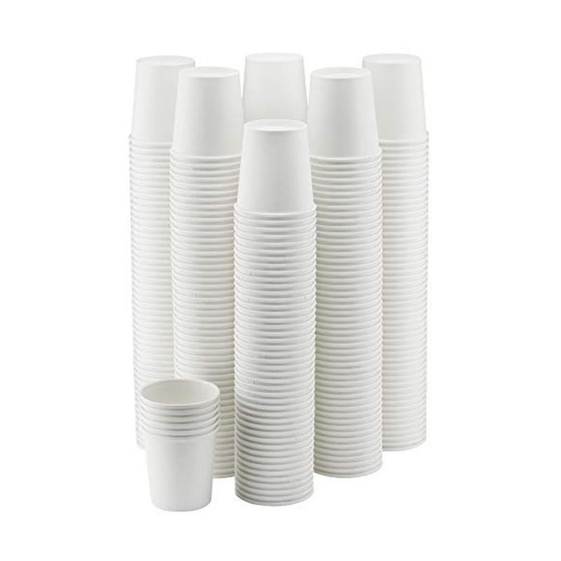 Disposable Coffee Cups 8oz Takeaway Paper Single Wall No Lids - 100pcs 7