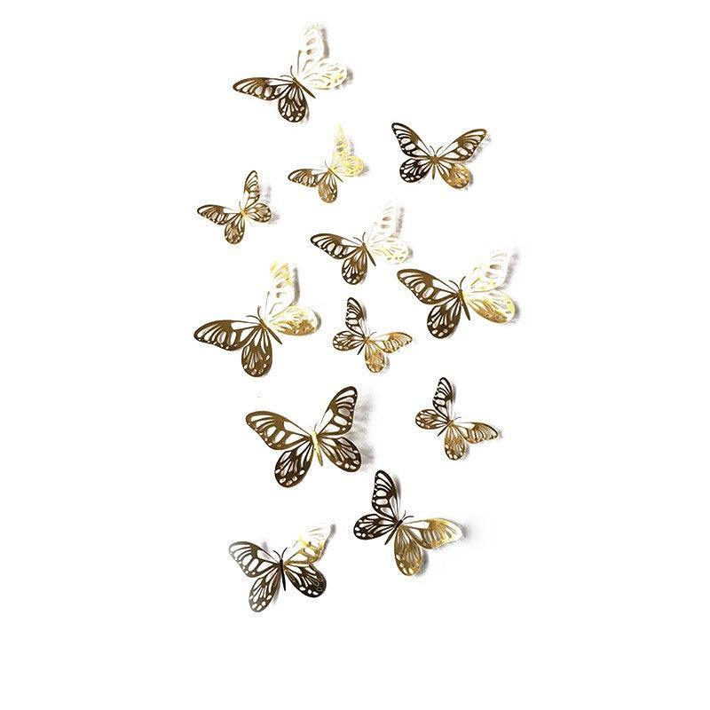 12X 3D Butterfly Wall Decals Stickers Removable Kids Nursery Decoration - 7603 10