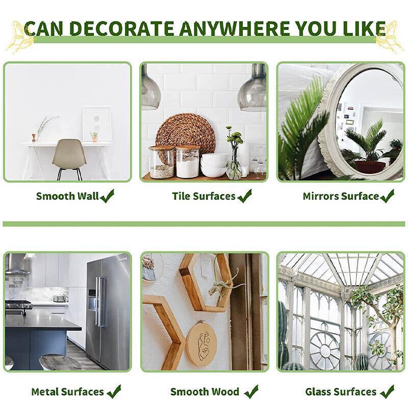 12X 3D Butterfly Wall Decals Stickers Removable Kids Nursery Decoration - 7606 5