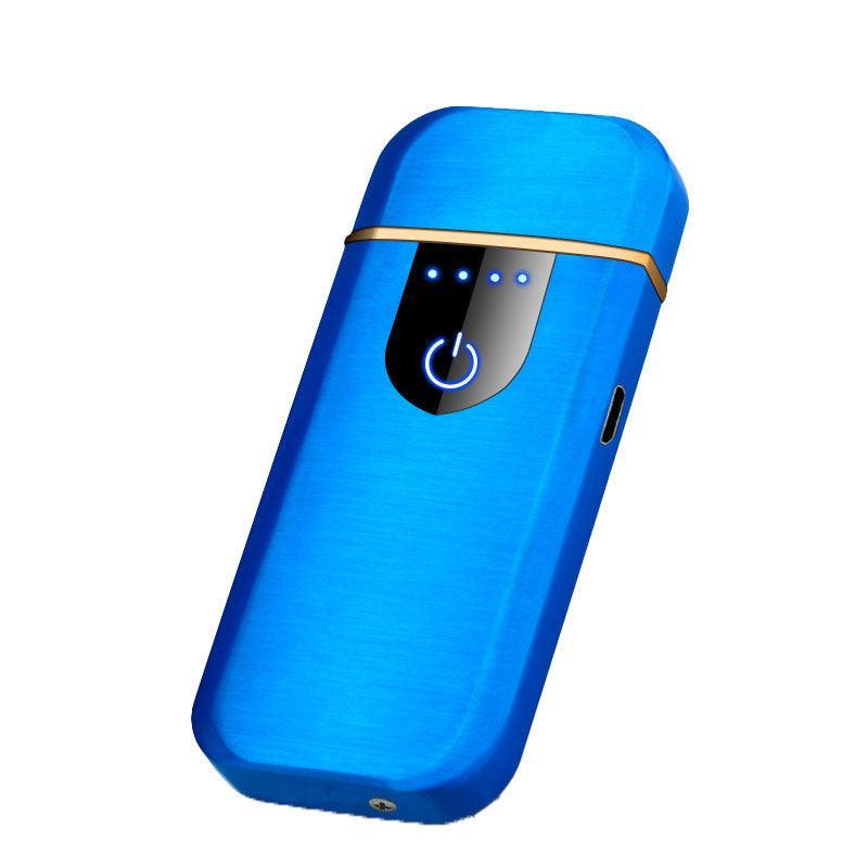 Arc Rechargeable Windproof Flameless Electronic Metal Lighter Usb Lighters Au - Black 9