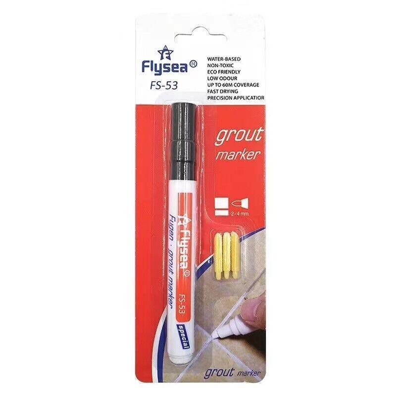 Tile Styling Pen Bathroom Floor Waterproof And Mildew Grout Marker Repair Pens - Black 7