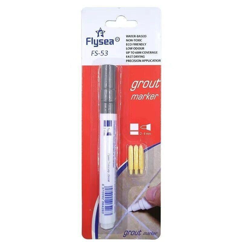 Tile Styling Pen Bathroom Floor Waterproof And Mildew Grout Marker Repair Pens - Dark Grey 9