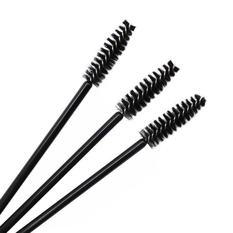 50X Disposable Mascara Wands Eyelash Brushes Applicator Lash Extension Brush - gold+pink 8