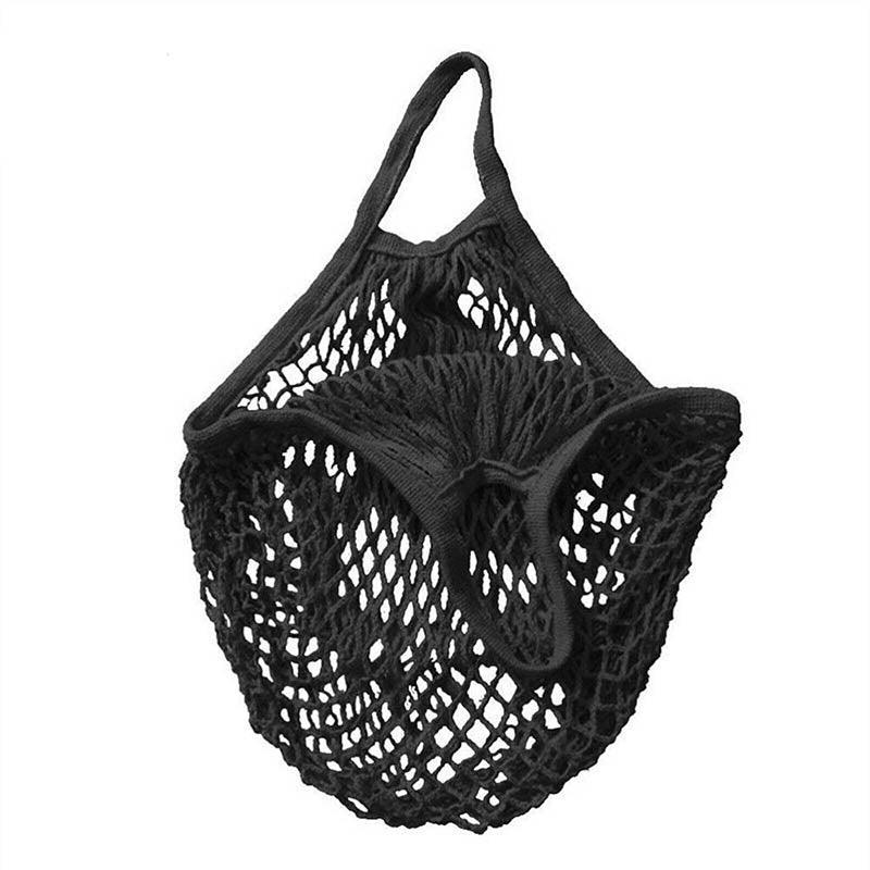 Reusable Mesh Net Shopping Bag String Tote Grocery Fruit Vegetable Storage - Grey 12