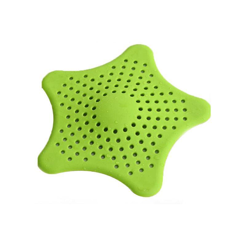 New Bathroom Drain Hair Catcher Bath Stopper Sink Strainer Shower Filter Covers - Light Green 13