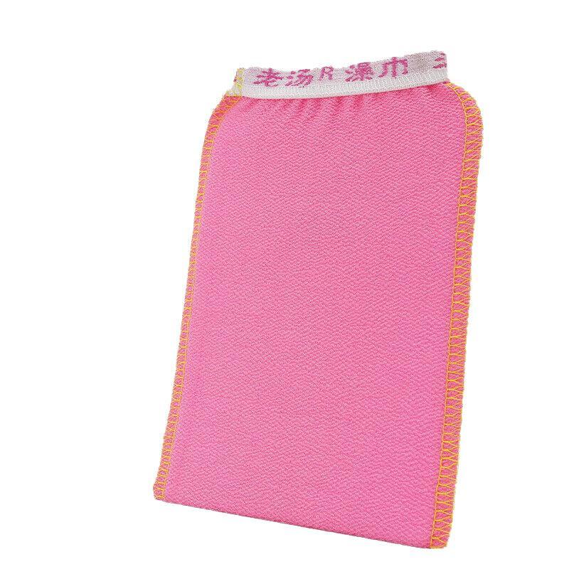 5 Pcs Towel Exfoliating Bath Washcloth Viscose Scrub Mitten Towel - Pink *5 PCS 10