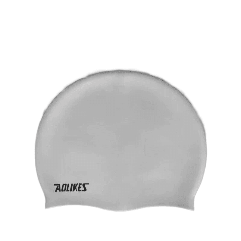 Aolikes Silicone Swimming Cap Waterproof Unisex Swim Hat for Men and Women - Pink 8
