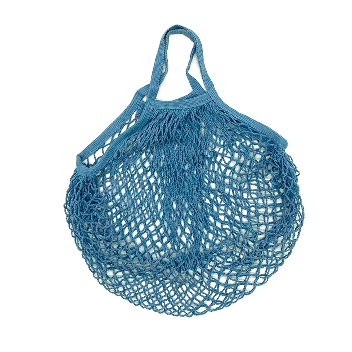 Reusable Mesh Net Shopping Bag String Tote Grocery Fruit Vegetable Storage - Sky Blue 6