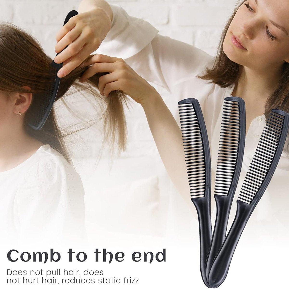 50PCS Individually Wrapped Combs for Hotel Guesthouse and Restaurant Bathroom - Black 4