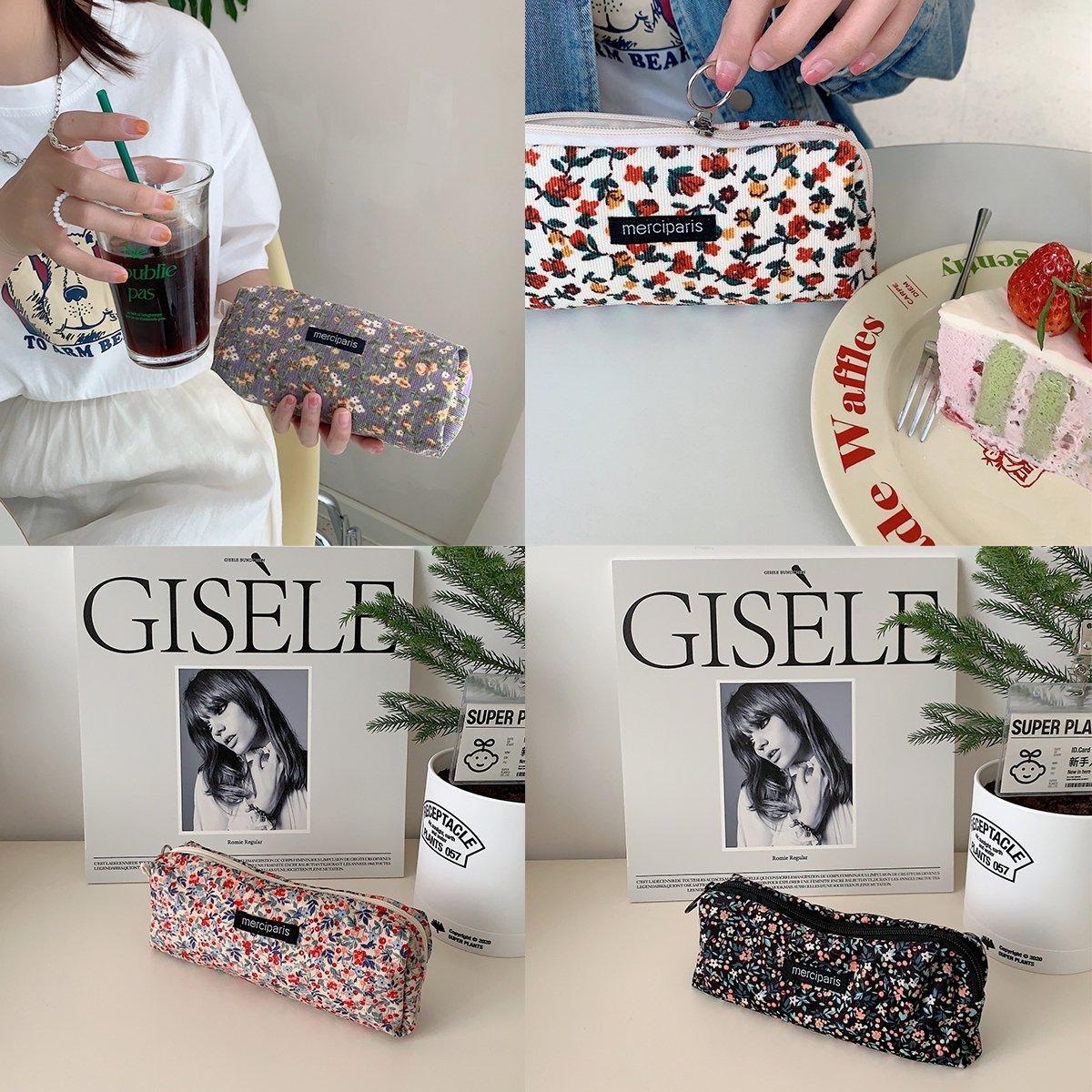 Large Capacity Pencil Case Organiser Bag Stationery Holder School Travel Pouch - Hong Kong Style 5